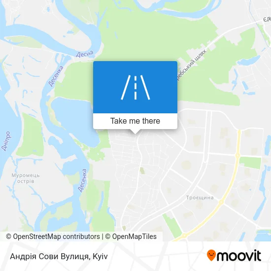 Андрія Сови Вулиця map