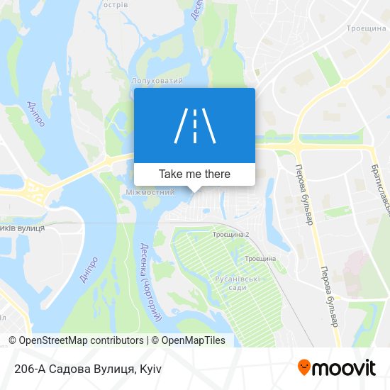 206-А Садова Вулиця map