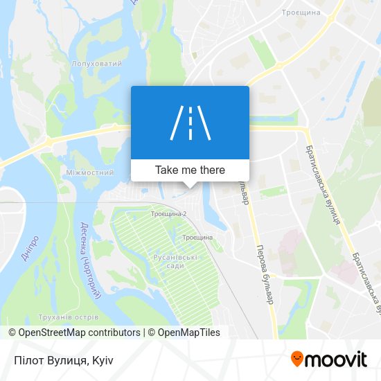 Пілот Вулиця map