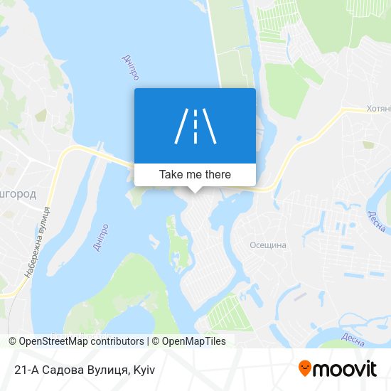 21-А Садова Вулиця map