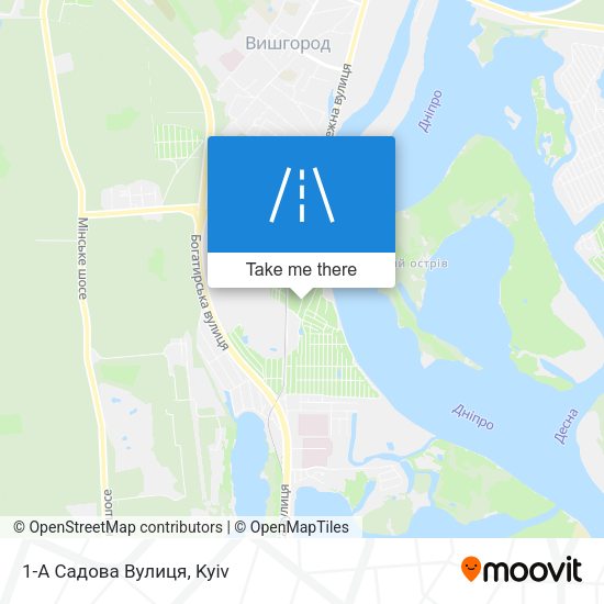 1-А Садова Вулиця map