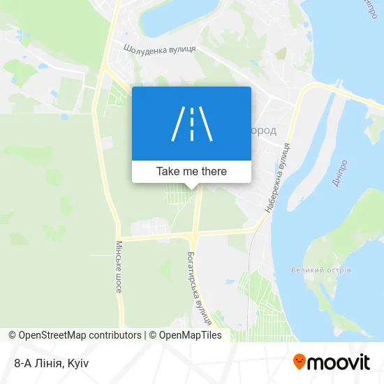 Карта 8-А Лінія