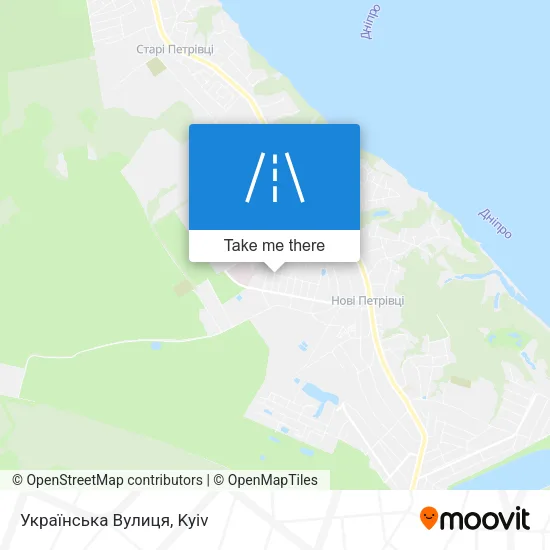 Карта Українська Вулиця