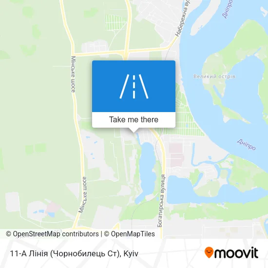 11-А Лінія (Чорнобилець Ст) map