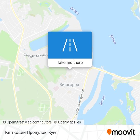 Квітковий Провулок map