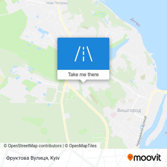Фруктова Вулиця map