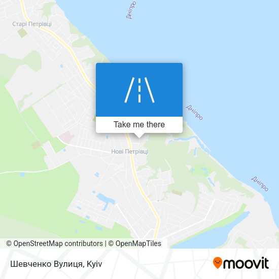 Шевченко Вулиця map