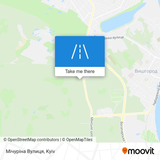 Мічуріна Вулиця map
