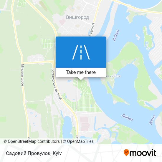 Садовий Провулок map