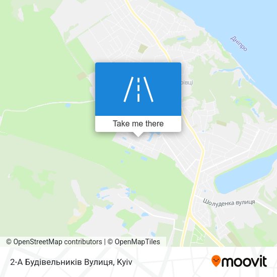 Карта 2-А Будівельників Вулиця