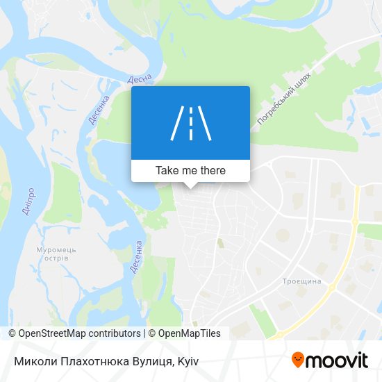Миколи Плахотнюка Вулиця map