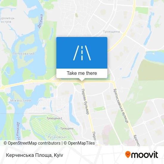 Карта Керченська Площа