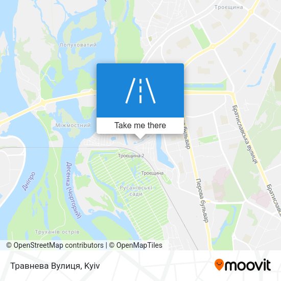 Травнева Вулиця map