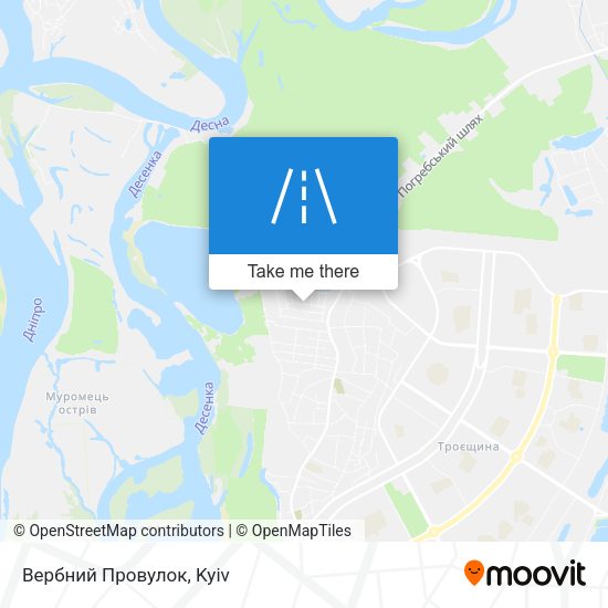 Вербний Провулок map