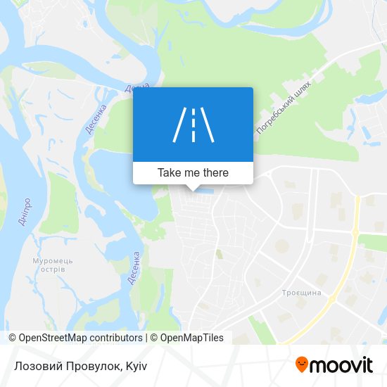 Лозовий Провулок map