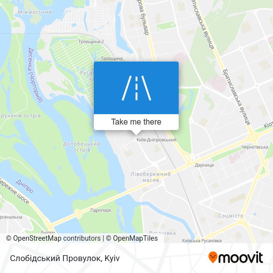 Слобідський Провулок map