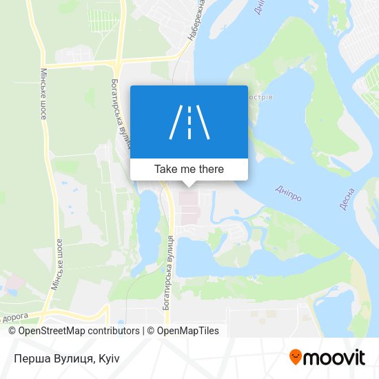 Перша Вулиця map