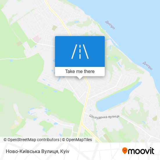 Ново-Київська Вулиця map