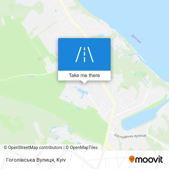 Карта Гоголівська Вулиця