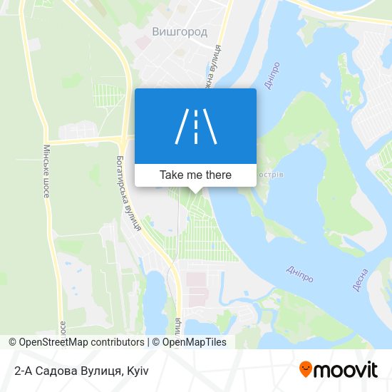 2-А Садова Вулиця map