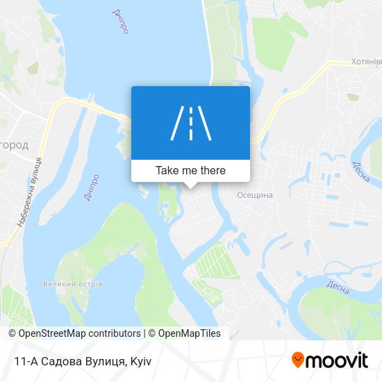11-А Садова Вулиця map