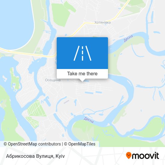 Абрикосова Вулиця map