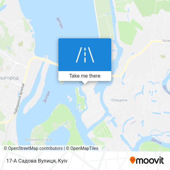 17-А Садова Вулиця map