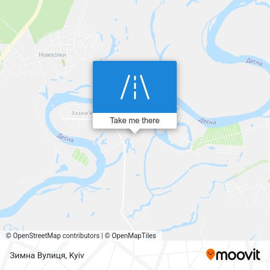 Зимна Вулиця map