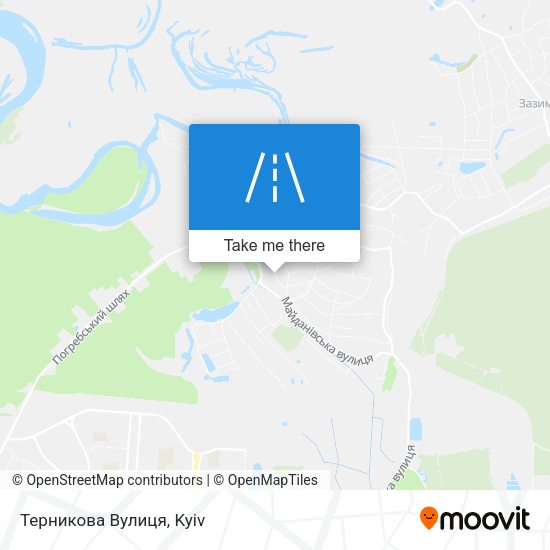 Терникова Вулиця map