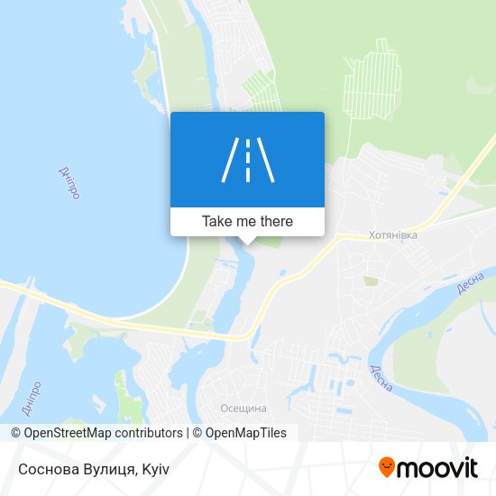 Соснова Вулиця map