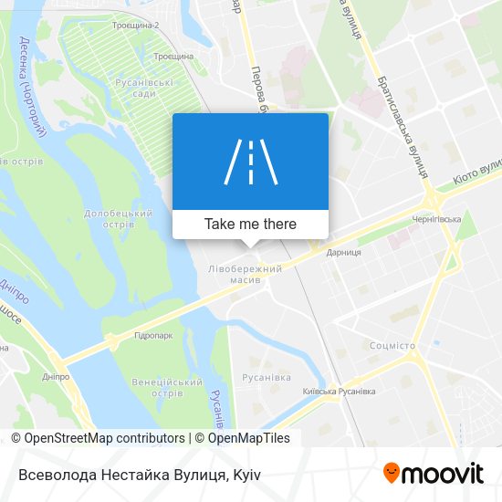 Карта Всеволода Нестайка Вулиця