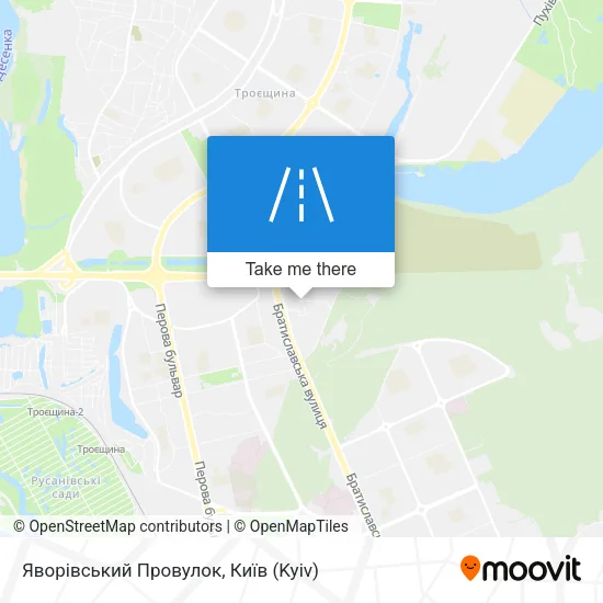 Карта Яворівський Провулок