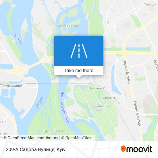209-А Садова Вулиця map