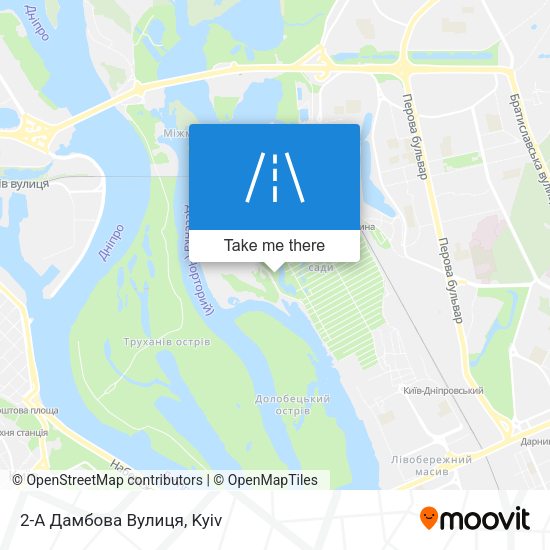 Карта 2-А Дамбова Вулиця