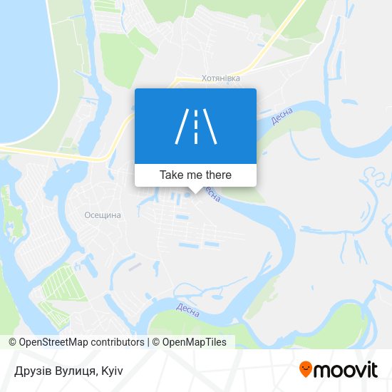 Друзів Вулиця map