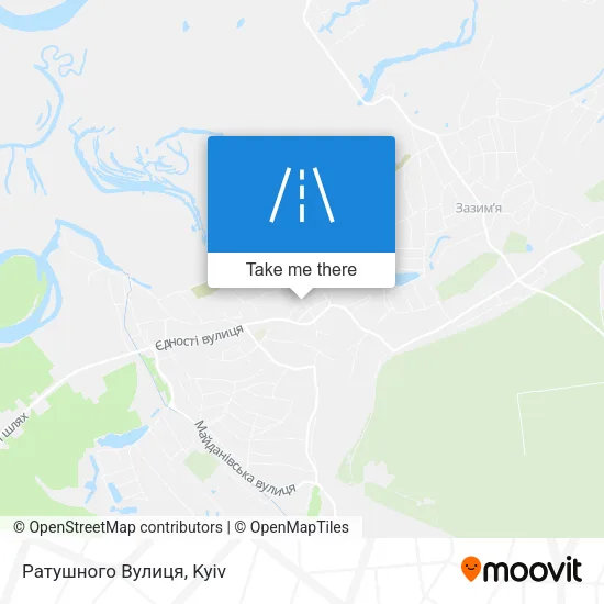 Карта Ратушного Вулиця