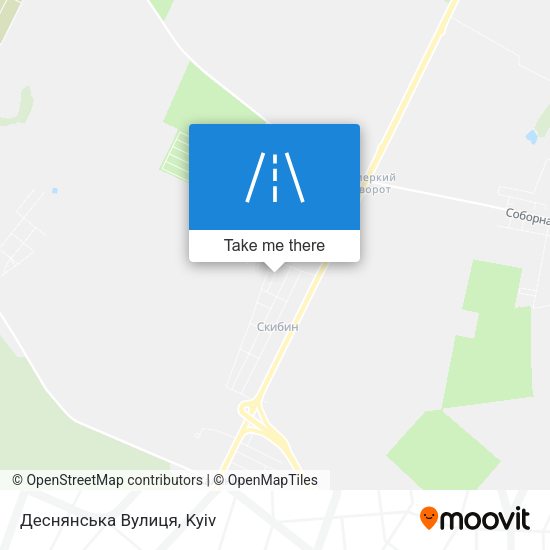 Деснянська Вулиця map