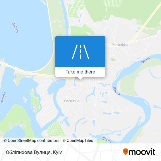 Обліпихова Вулиця map