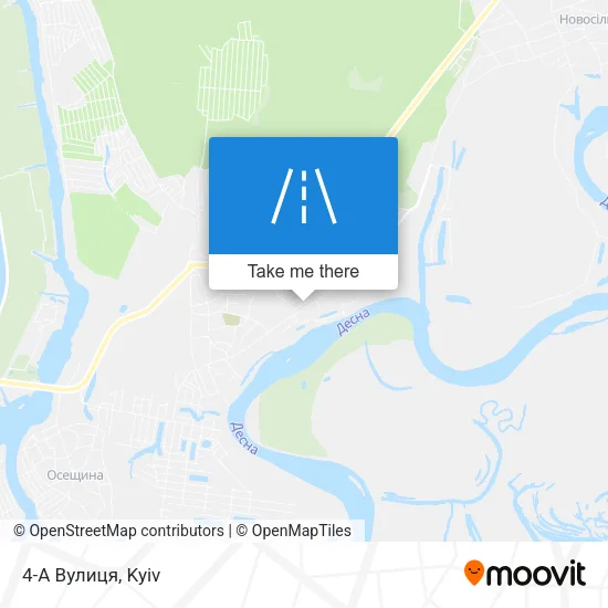 Карта 4-А Вулиця
