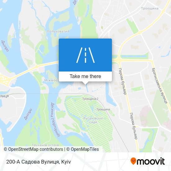 200-А Садова Вулиця map