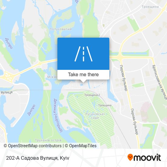 Карта 202-А Садова Вулиця