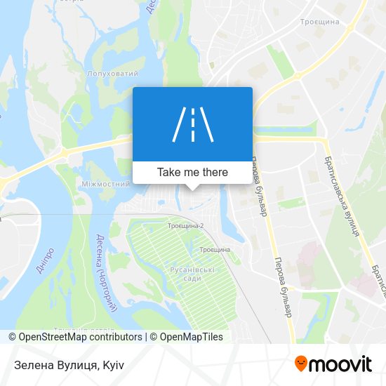 Зелена Вулиця map