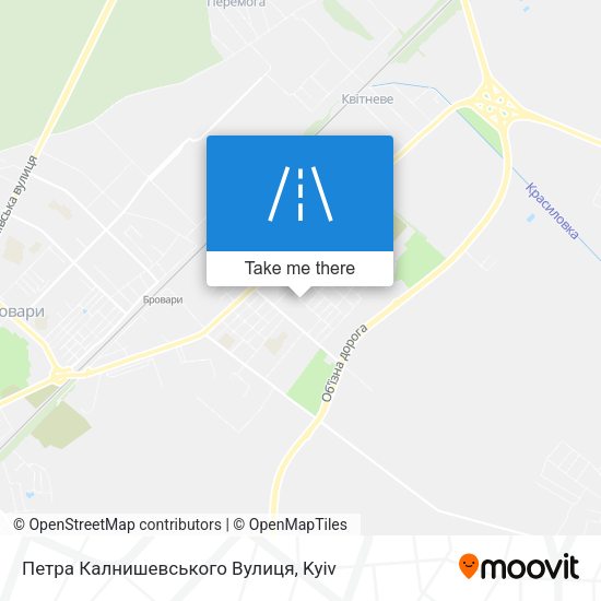 Петра Калнишевського Вулиця map