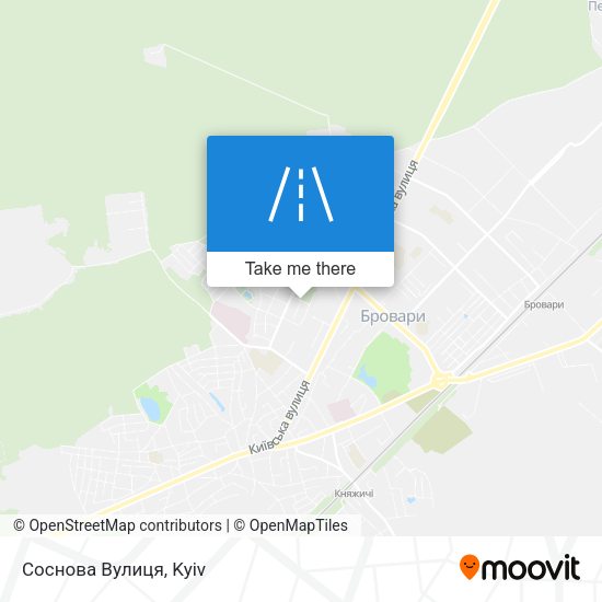 Соснова Вулиця map