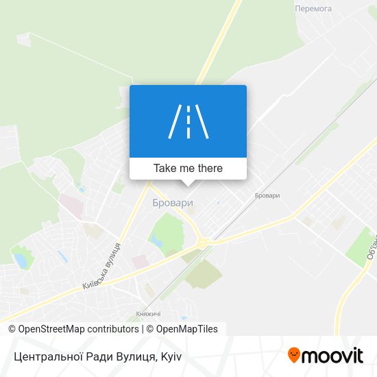 Центральної Ради Вулиця map