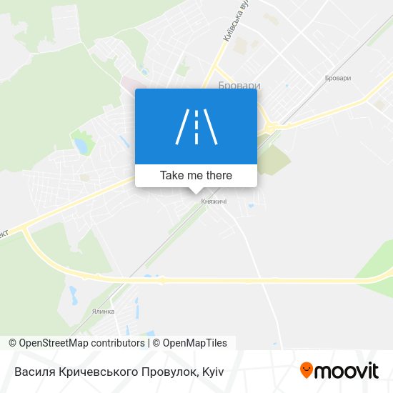 Василя Кричевського Провулок map