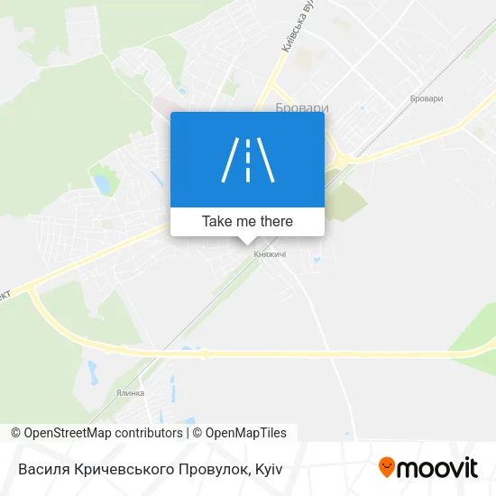 Карта Василя Кричевського Провулок