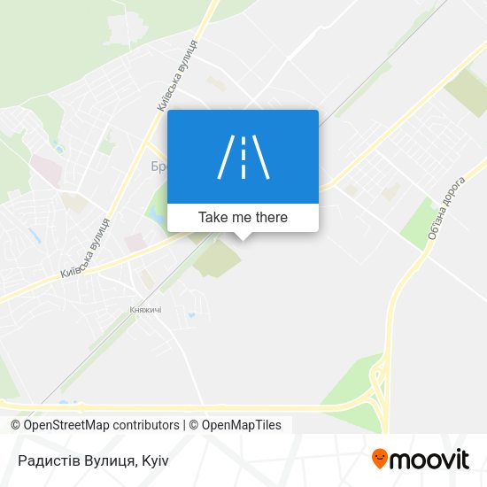 Радистів Вулиця map