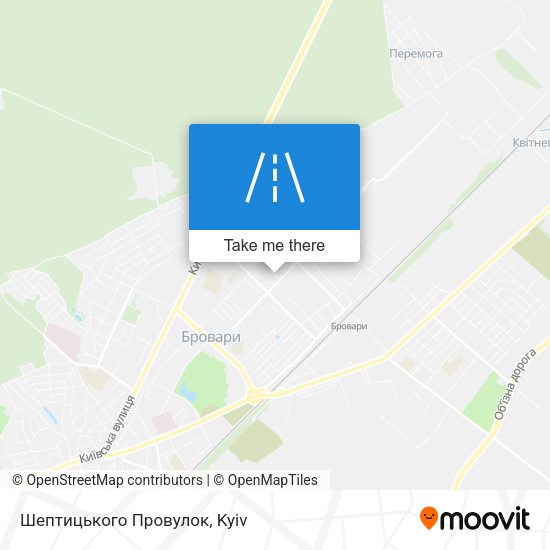 Шептицького Провулок map