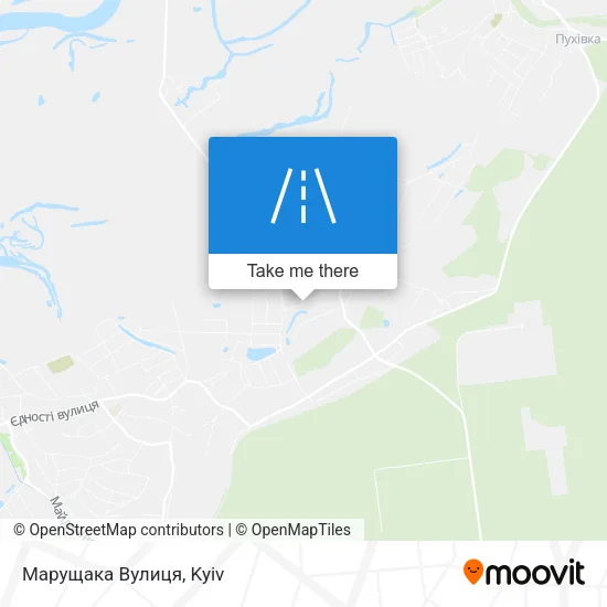 Карта Марущака Вулиця